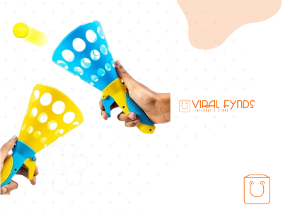 Click and Catch Twin Ball Launcher Game