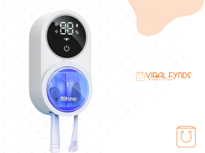 Toothbrush Cleaner & Holder with LED
